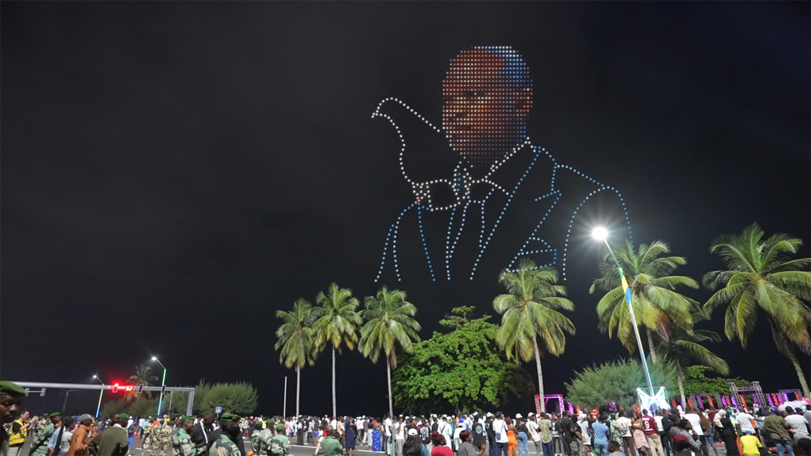 EFYI Powers Gabonese National Celebrations for Two Consecutive Years, as Drone Light Shows Illuminate African Skies