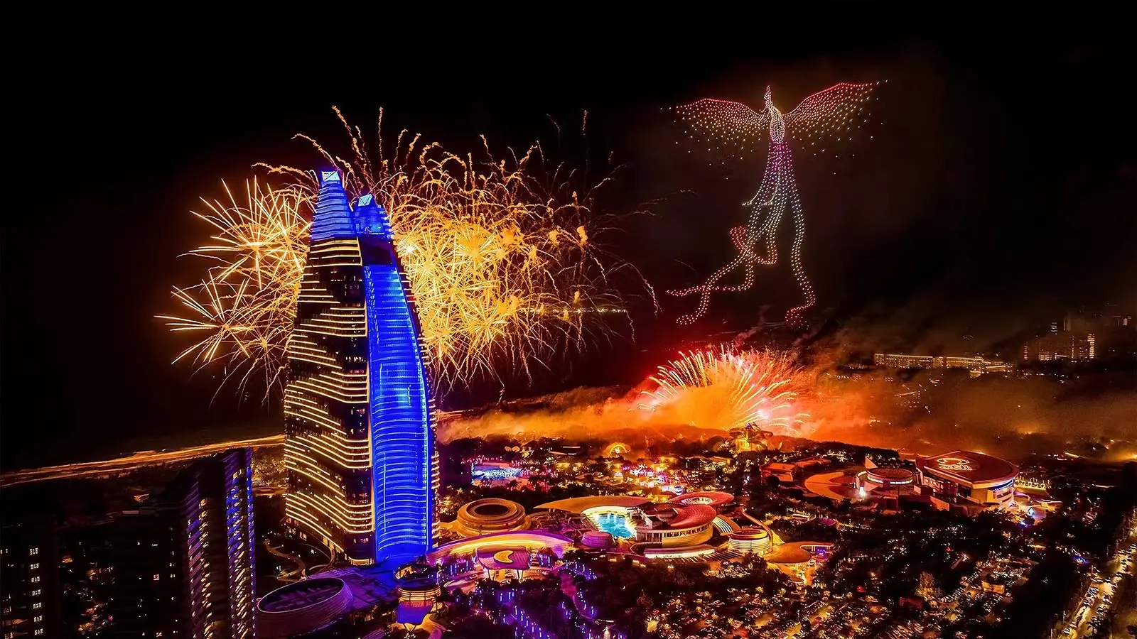 On the evening of May 1, 2024, Atlantis Sanya celebrated its sixth anniversary in spectacular fashion